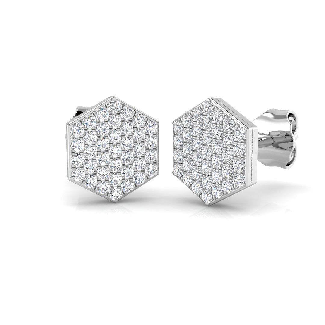 Lumny Fancy Gold Diamond Earrings 0.33ct - 0.5ct | Elegant Jewelry