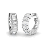 Hoop Earrings - Luxby 0.25ct Gold Elegant Accent