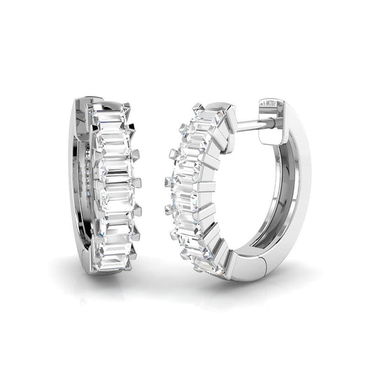 Hoop Earrings - Lurwy 0.5ct Gold Diamond Luxury