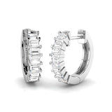 Hoop Earrings - Lurwy 0.5ct Gold Diamond Luxury