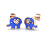 Lupvy Gold Diamond Earrings - 0.2ct Elegant Luxury Jewelry