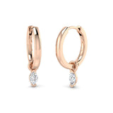 "Lurry Gold Diamond Drop & Trilogy Earrings - 0.25ct to 0.33ct Luxury"