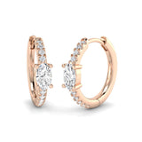 Hoop Earrings - Luthy Gold 0.5ct To 1ct Elegant