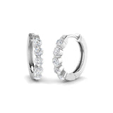 Hoop Earrings - Lutoy Gold 0.5ct Luxury Diamond Elegant