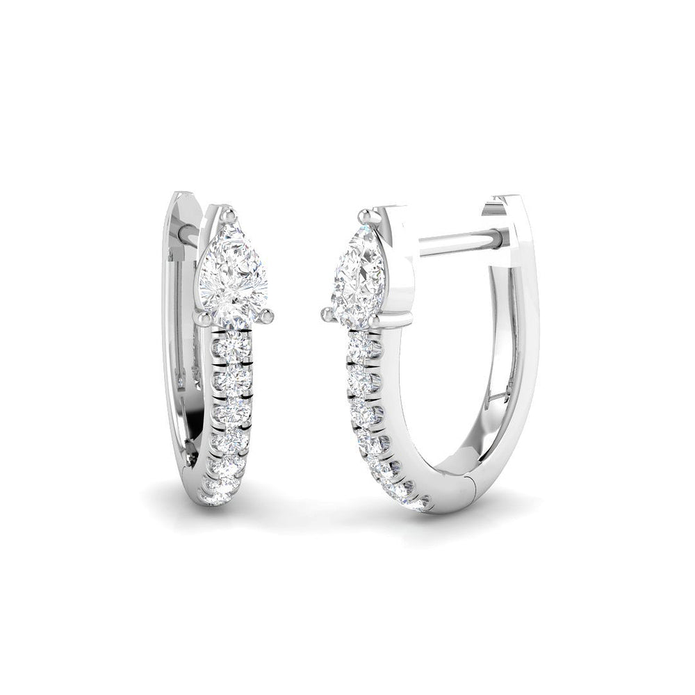 Hoop Earrings - Lutry Luxury Gold Brilliance 0.33ct to 1ct