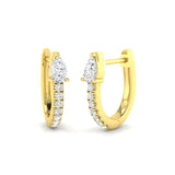 Hoop Earrings - Lutry Luxury Gold Brilliance 0.33ct to 1ct