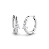Hoop Earrings - Luvby 0.25ct Gold Diamond Luxury Elegance