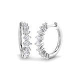 Hoop Earrings - Luxly 0.5ct Gold Diamond Elegant Luxury