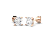 5.00 Ct DE/VVS Lab Grown Round Cut Diamond Stud Earring- Luxury Design