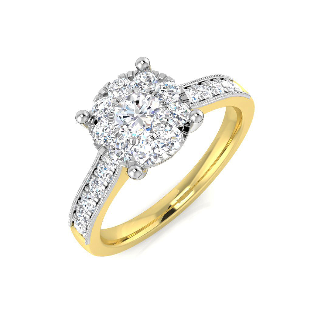 Diamond Cheltenham Cluster Ring | 0.33ct - 1ct