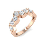 1.0Ct Round Diamond Wishbone Ring | Hallmarked Gold & Platinum