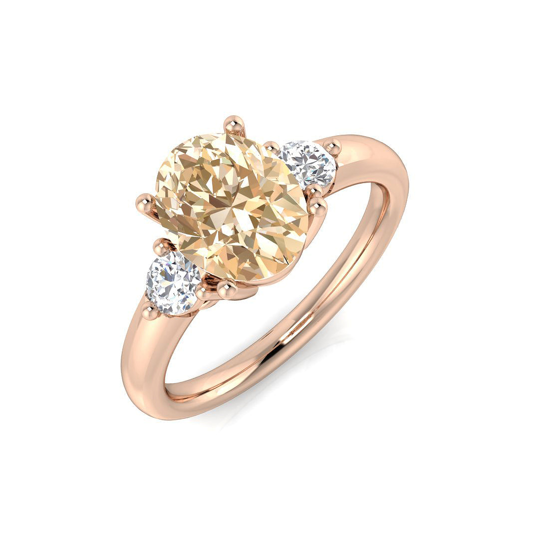 Diamond Mortlake Morganite Ring | 1.5ct - 2ct