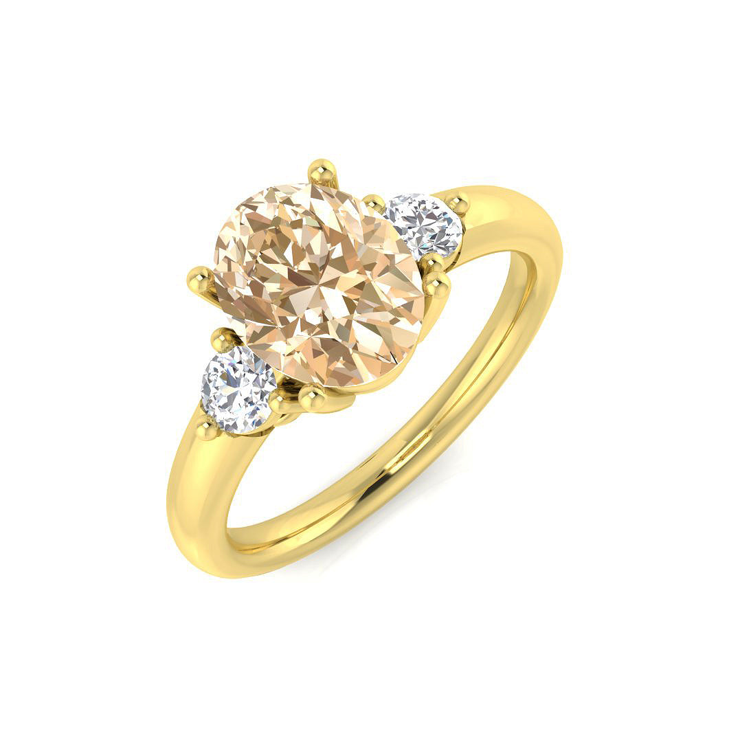 Diamond Mortlake Morganite Ring | 1.5ct - 2ct