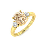 Diamond Mortlake Morganite Ring | 1.5ct - 2ct