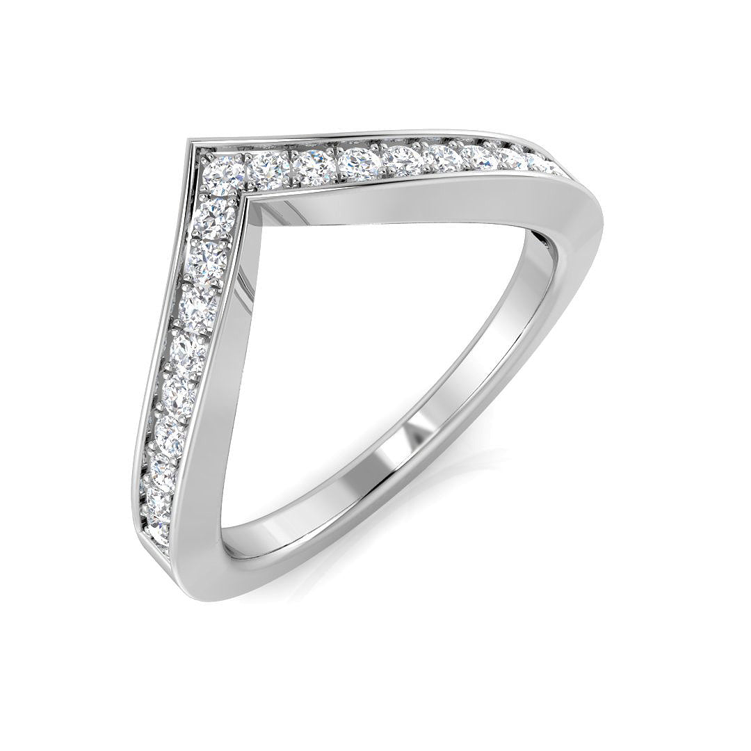 Diamond Preciouk Wishbone Ring | 0.1ct - 0.25ct