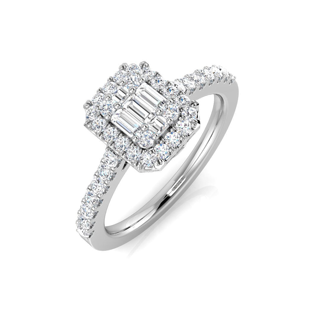 Diamond Feltham Baguette & Brilliant Ring | 0.5ct - 0.75ct