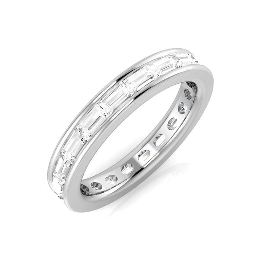 Natural Diamond Full Eternity Ring | 1ct - 1.25ct | Baguette Diamonds