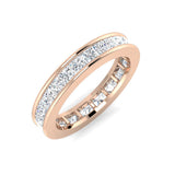 Luxury Princess Cut Diamond Full Eternity Ring | Hallmarked Gold & Platinum