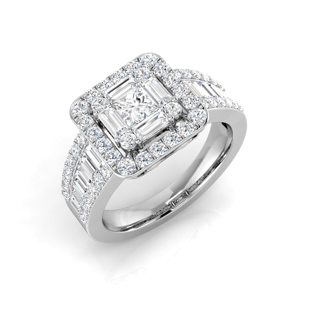 Diamond Margate Baguette & Brilliant Ring | 1.5ct