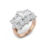Diamond Waltob Baguette & Brilliant Ring | 2ct - 4.5ct