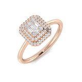 Diamond Akhford Baguette & Brilliant Ring | 0.2ct - 0.33ct