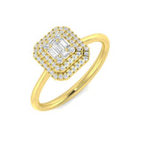 Diamond Akhford Baguette & Brilliant Ring | 0.2ct - 0.33ct