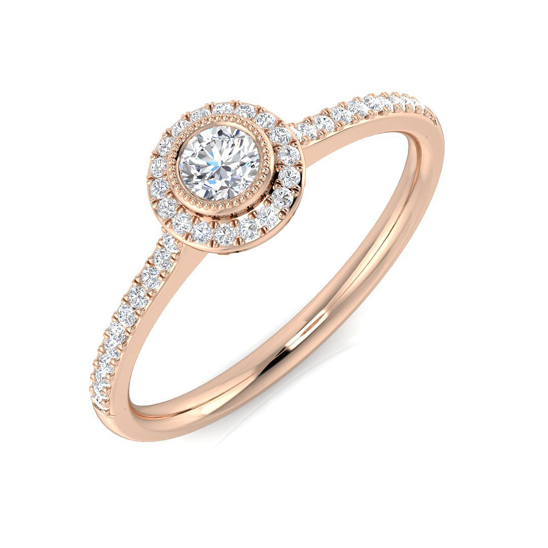 Diamond Wimbsebon Engagement Ring | 0.25ct