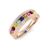 Diamond Belgravia Multi Sapphire Ring | 1.25ct