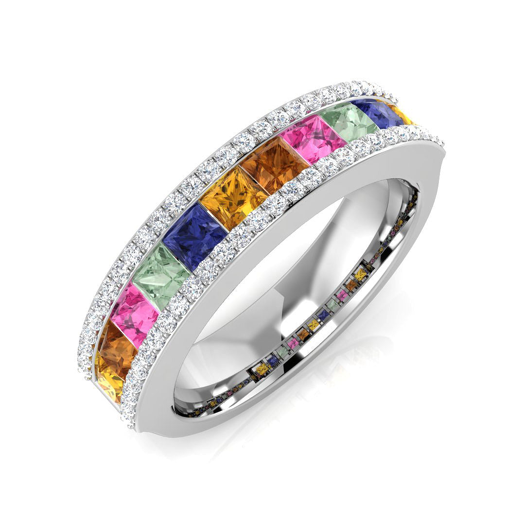 Diamond Whitby Multi Sapphire Ring | 1.25ct - 4ct