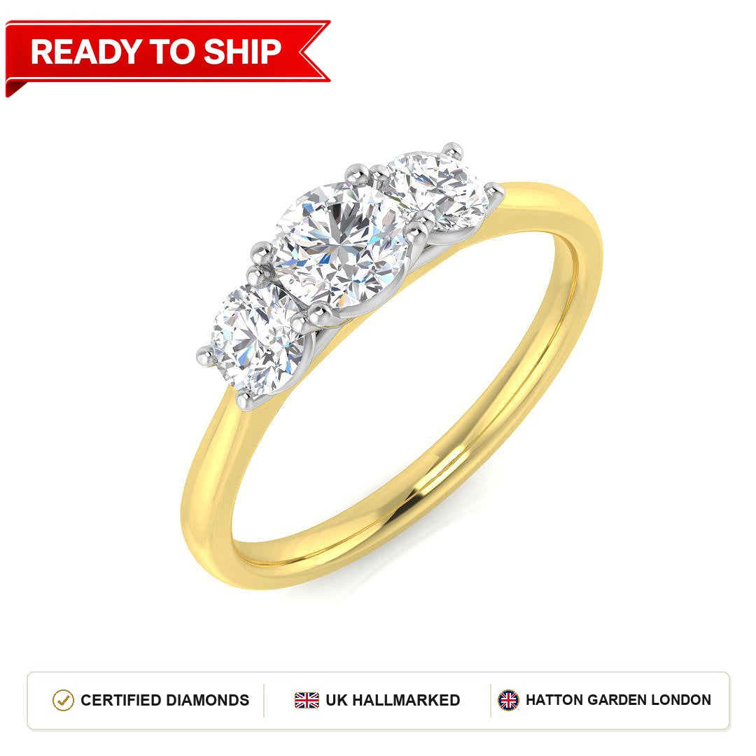 Lab grown diamond earring