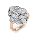 Lab-Grown Diamond Vintage Ring | 1ct | Hallmarked Gold & Platinum