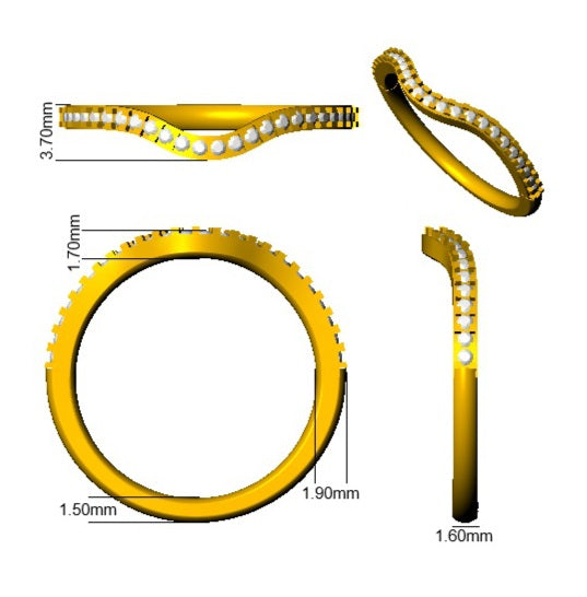 Micro Set Chevron Band
