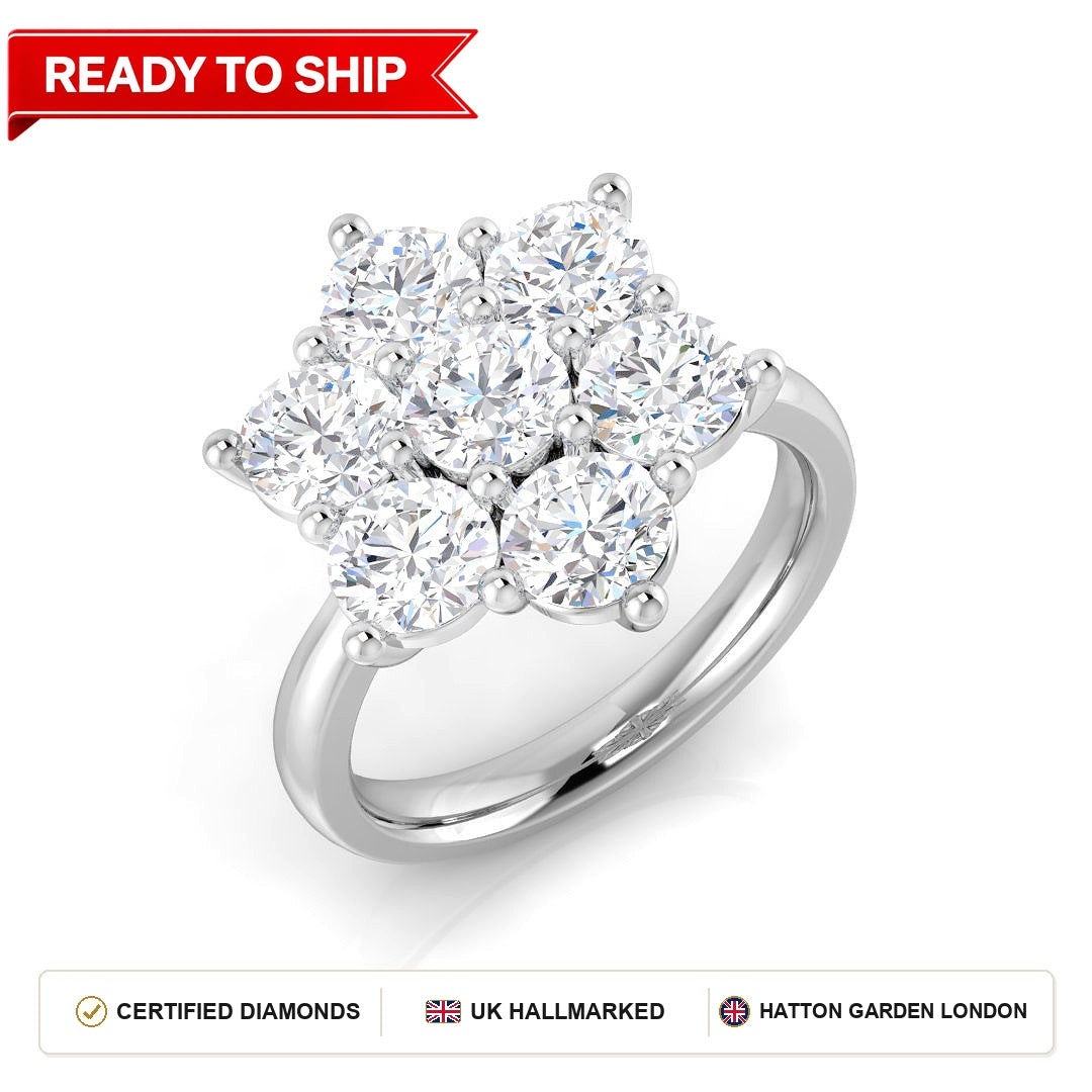 Lab grown diamond earring