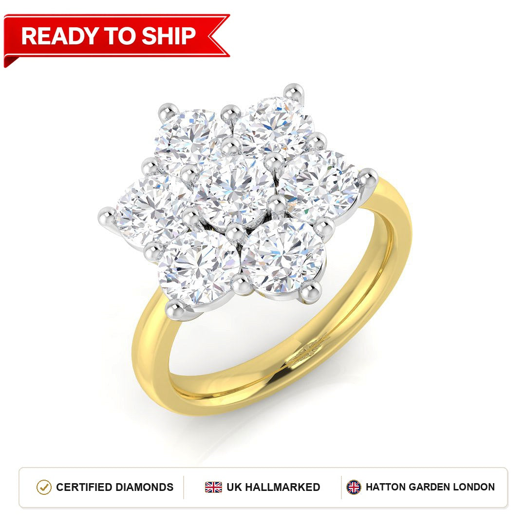 Lab grown diamond earring