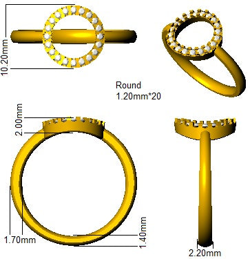 Diamond Circle of Life Ring | Lab & Natural Diamonds | Hallmarked Gold & Platinum