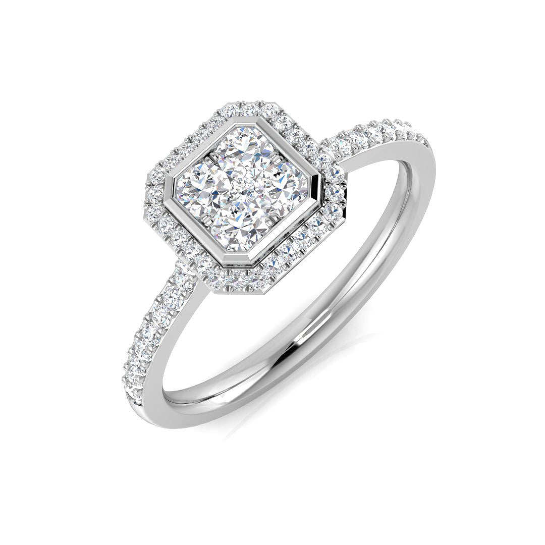 Diamond Sussex Cluster Ring | 0.33ct - 1.25ct | Lab-Grown & Natural Diamonds