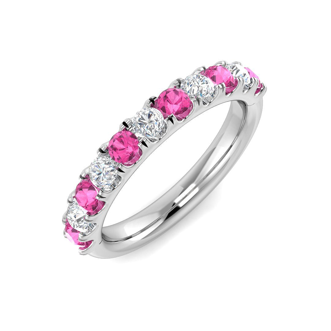 0.8Ct Diamond Ring in 9k White Gold