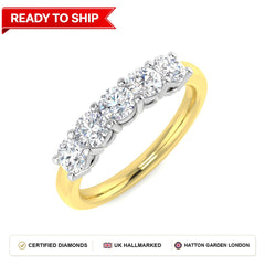 Lab grown diamond earring