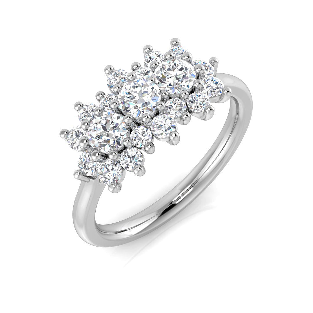 Diamond Windsor Boat Ring | 0.5ct - 2ct | Hallmarked Gold & Platinum
