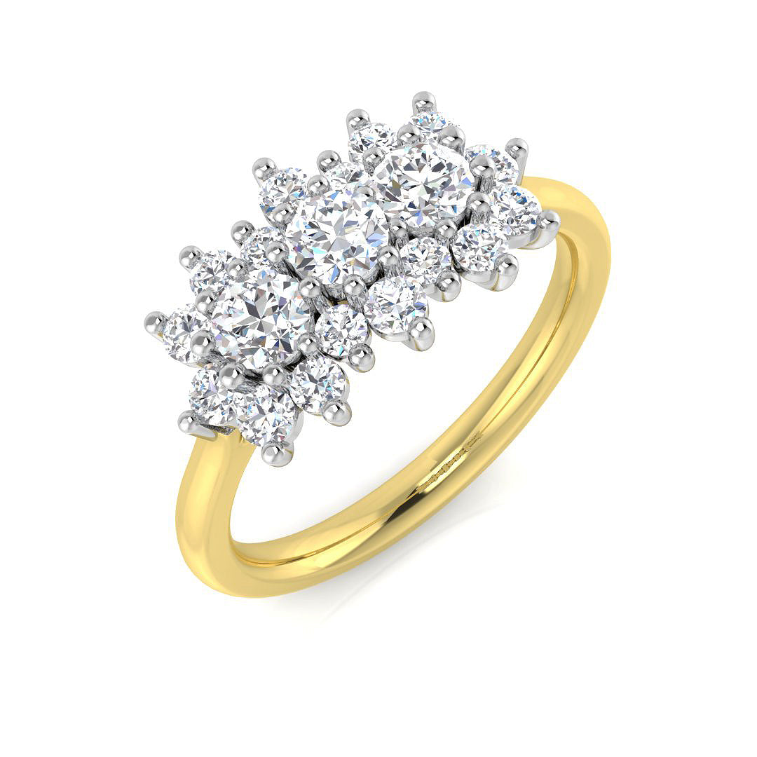 Diamond Windsor Boat Ring | 0.5ct - 2ct | Hallmarked Gold & Platinum