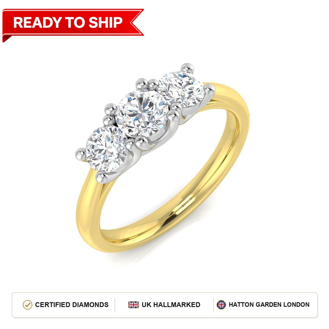 Lab grown diamond earring