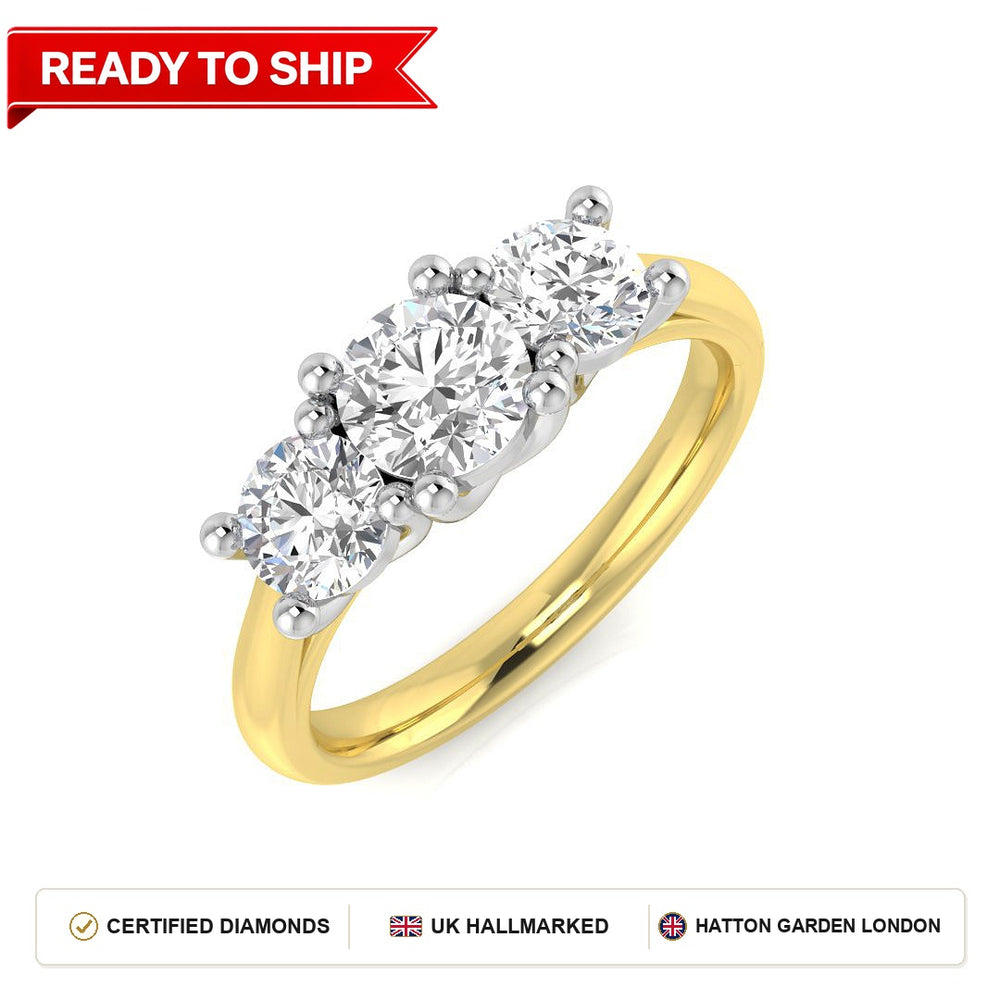 Lab grown diamond earring