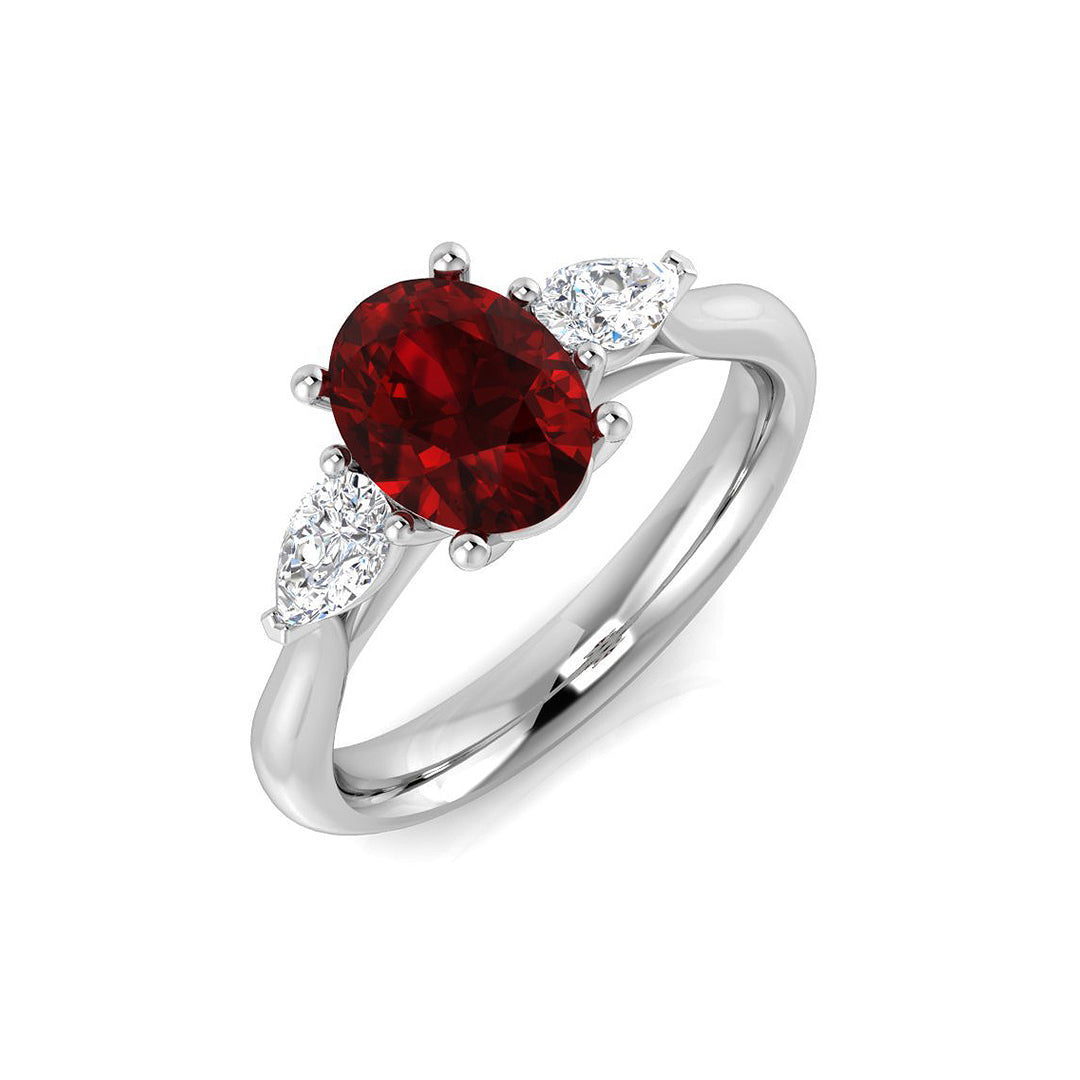 Diamond Cserkenwess Blue Sapphire Ring | 1ct - 3.5ct
