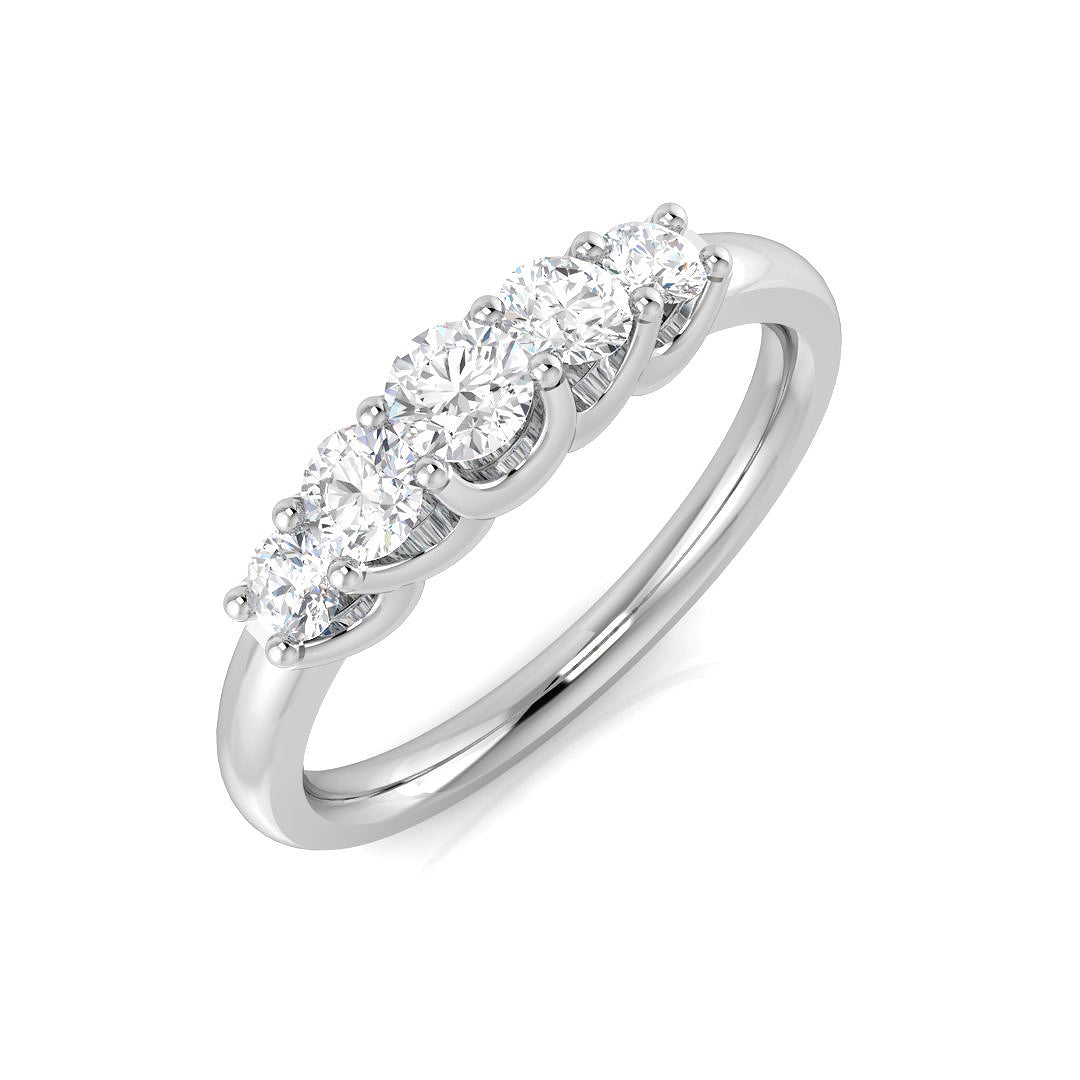 Diamond Glamis 5 Stone Ring | 0.75ct - 1ct