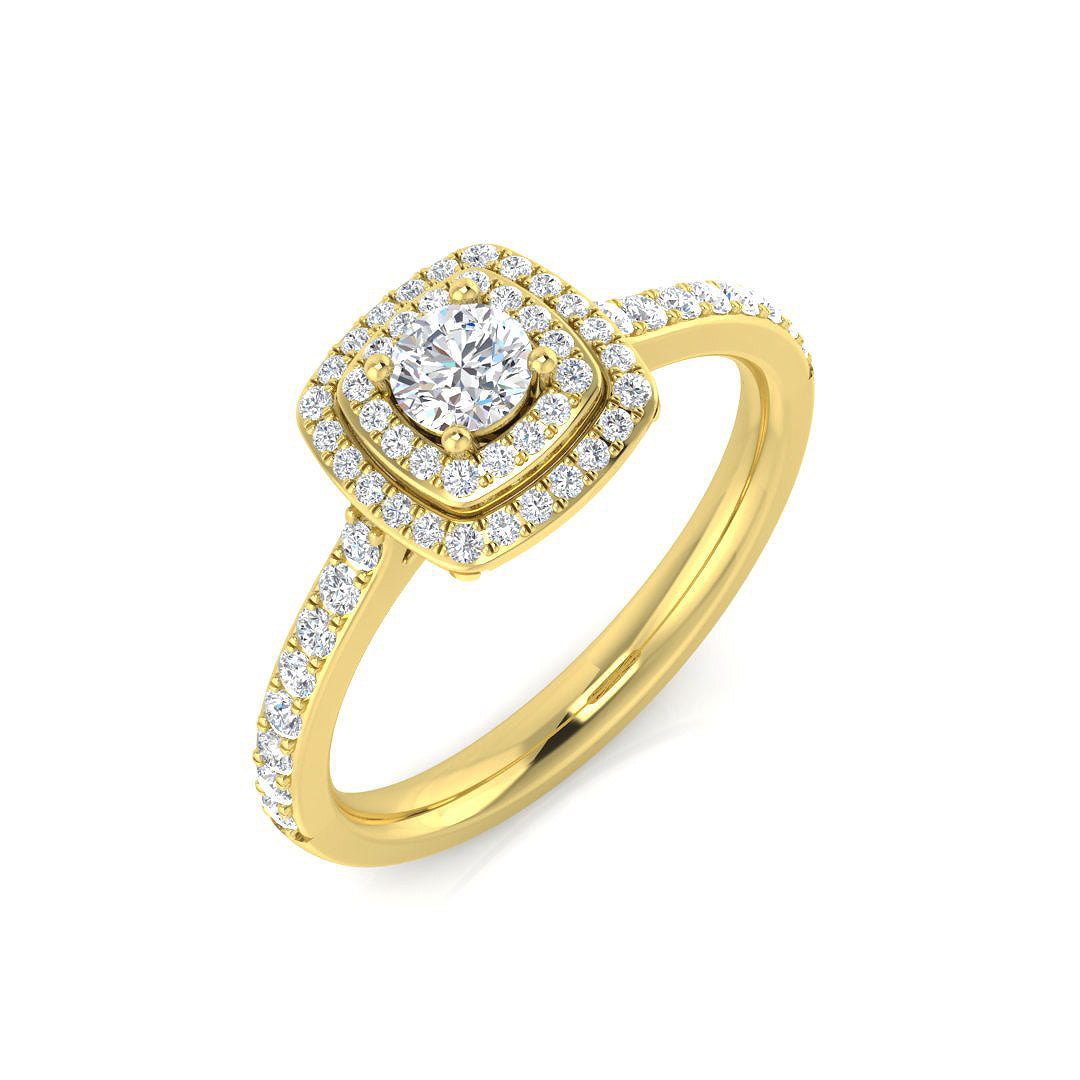 Diamond Weybridge Halo Ring | 0.33ct - 0.5ct