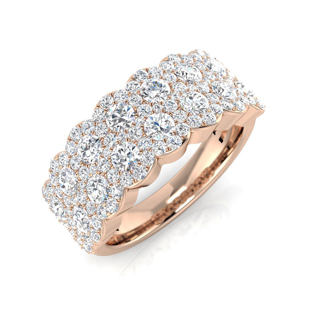 Diamond Briktos Fancy Ring | 1.25ct | Hallmarked Gold & Platinum