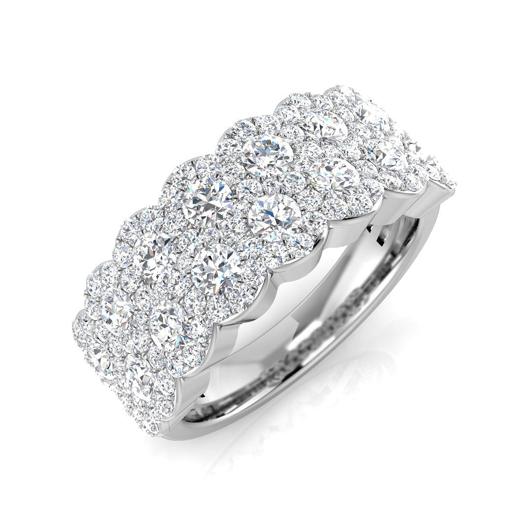 Diamond Briktos Fancy Ring | 1.25ct | Hallmarked Gold & Platinum