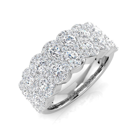 Lab-Grown & Natural Diamond Fancy Ring | 1.25ct | Gold & Platinum