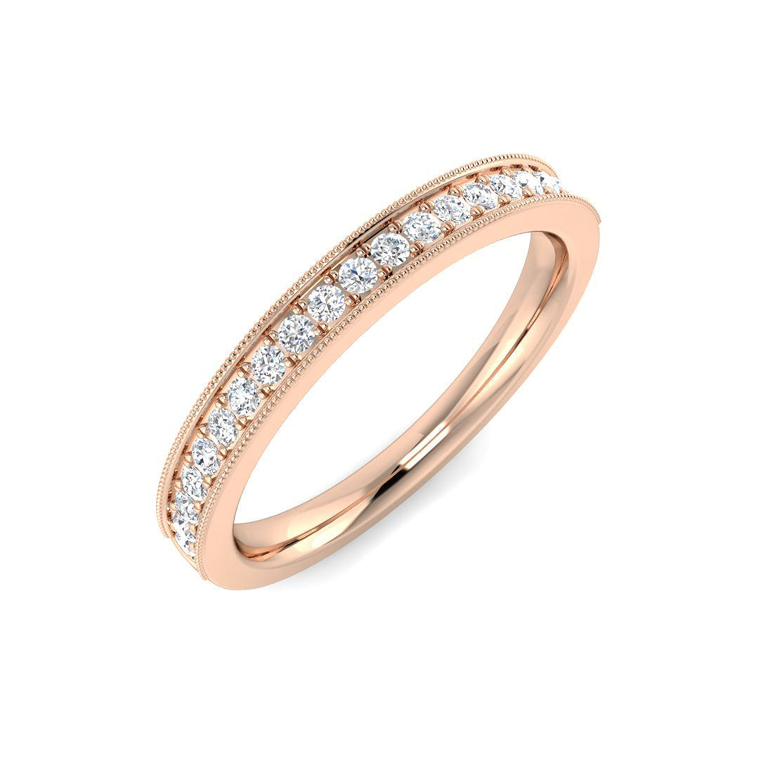 Diamond Farribgdob Half Eternity Ring | 0.2ct