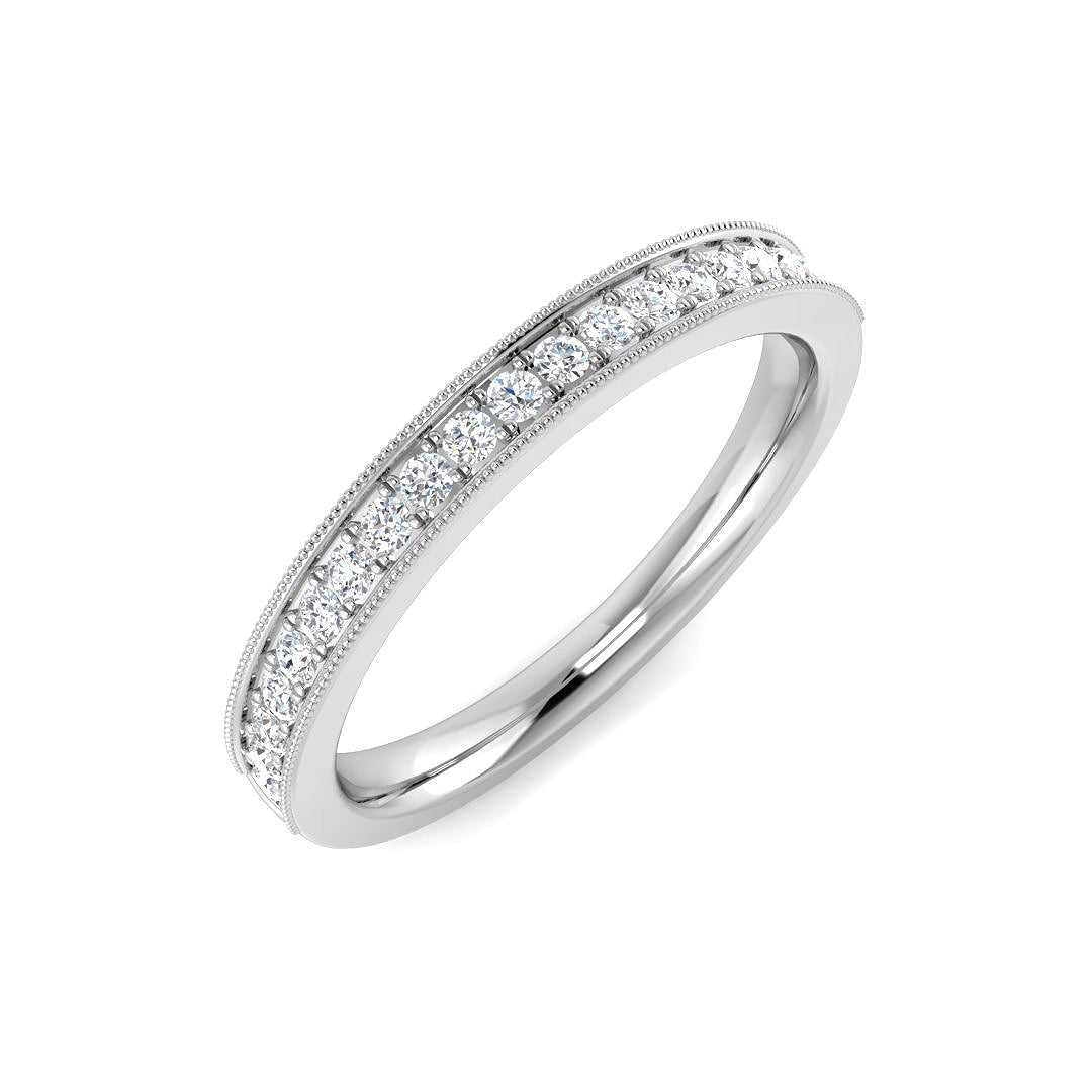Diamond Farribgdob Half Eternity Ring | 0.2ct